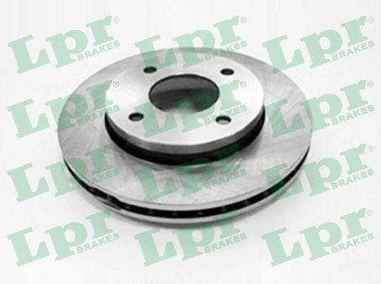 LPR M2026V Front brake disc ventilated M2026V
