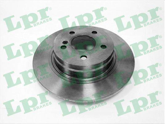 LPR M2057P Rear brake disc, non-ventilated M2057P