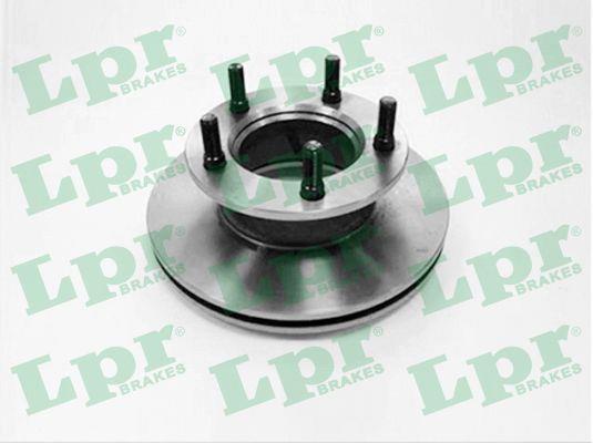 LPR M2078V Front brake disc ventilated M2078V