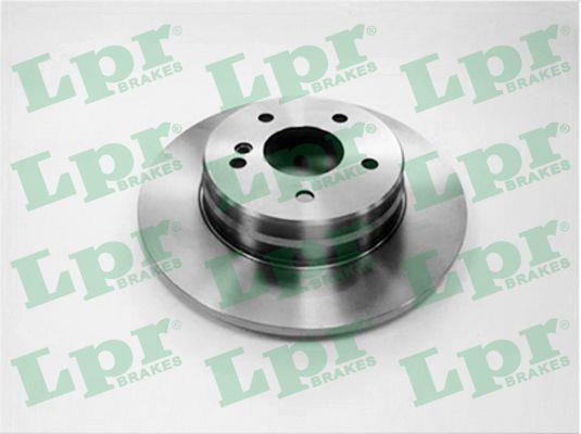LPR M2621PR Rear brake disc, non-ventilated M2621PR