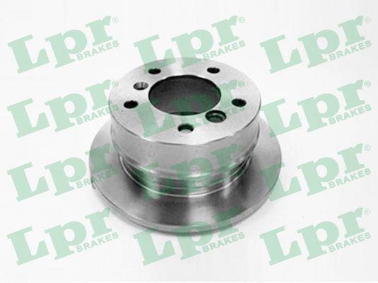 LPR M2661P Rear brake disc, non-ventilated M2661P