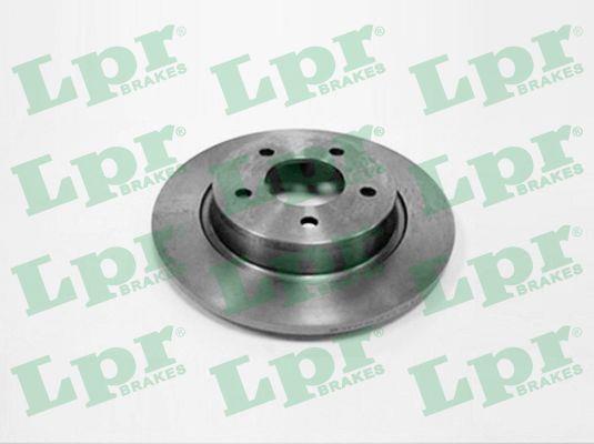 LPR M5007P Rear brake disc, non-ventilated M5007P