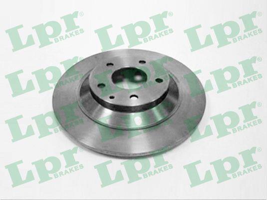 LPR M5033P Rear brake disc, non-ventilated M5033P