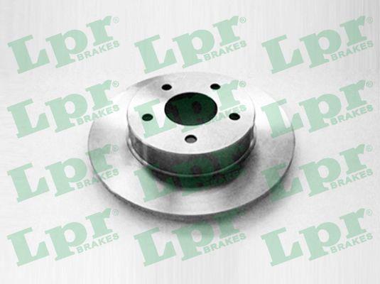 LPR N2004P Rear brake disc, non-ventilated N2004P