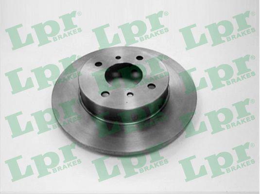 LPR N2010P Rear brake disc, non-ventilated N2010P