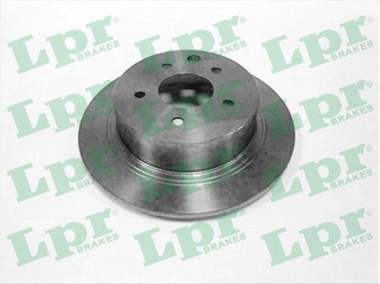LPR N2017P Rear brake disc, non-ventilated N2017P