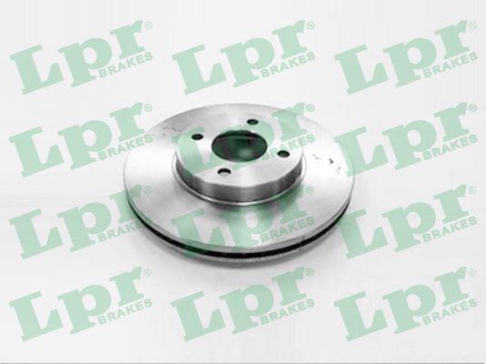 LPR N2027V Front brake disc ventilated N2027V