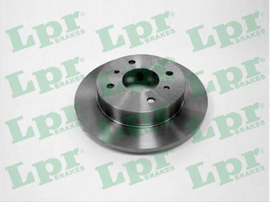 LPR N2553P Rear brake disc, non-ventilated N2553P