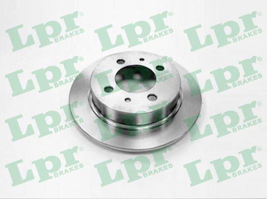LPR N2781P Rear brake disc, non-ventilated N2781P