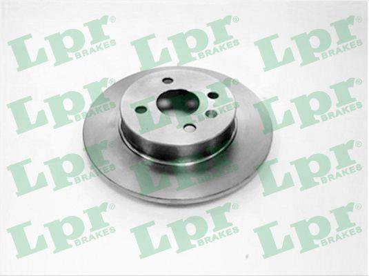 LPR O1004P Rear brake disc, non-ventilated O1004P