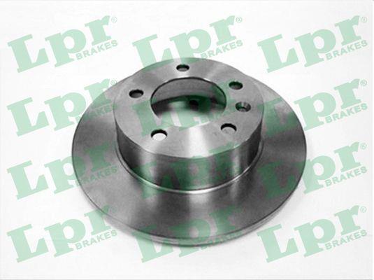 LPR O1005P Rear brake disc, non-ventilated O1005P