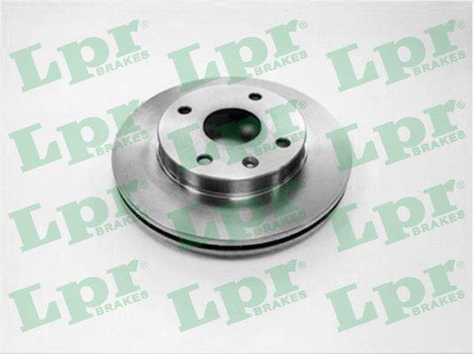 LPR O1007V Front brake disc ventilated O1007V