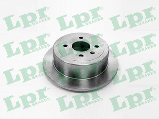 LPR O1010P Rear brake disc, non-ventilated O1010P