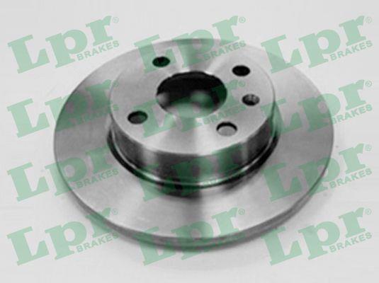 LPR O1013P Rear brake disc, non-ventilated O1013P