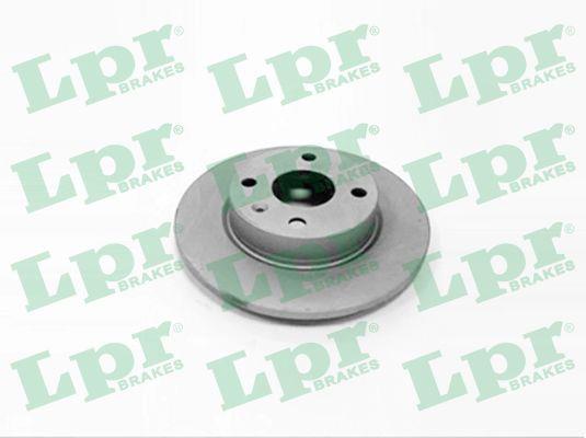 LPR O1013PR Rear brake disc, non-ventilated O1013PR