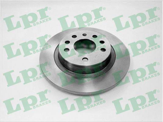 LPR O1014P Rear brake disc, non-ventilated O1014P