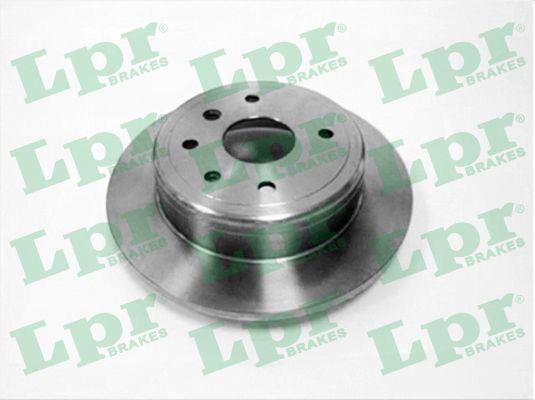 LPR O1019P Rear brake disc, non-ventilated O1019P
