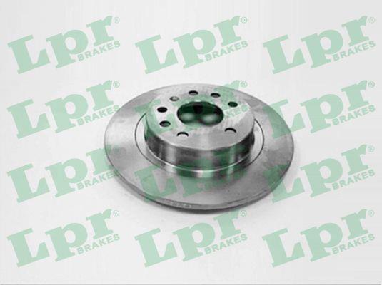 LPR O1024P Rear brake disc, non-ventilated O1024P