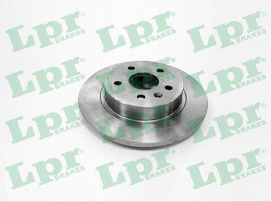 LPR O1038P Rear brake disc, non-ventilated O1038P