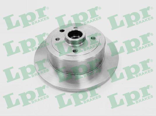 LPR O1181P Rear brake disc, non-ventilated O1181P