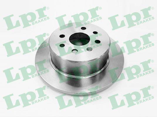 LPR O1311P Rear brake disc, non-ventilated O1311P