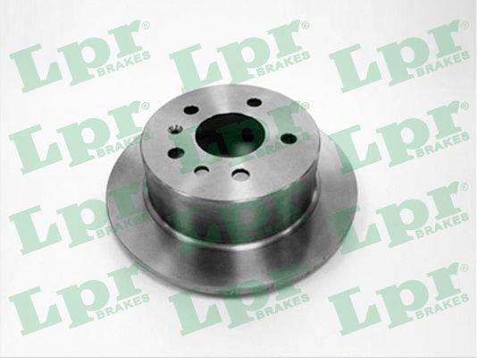 LPR O1341P Rear brake disc, non-ventilated O1341P