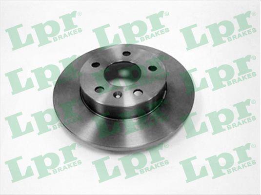 LPR O1431P Rear brake disc, non-ventilated O1431P
