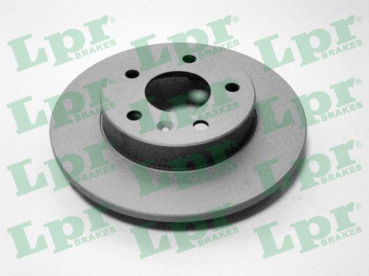 LPR O1431PR Rear brake disc, non-ventilated O1431PR