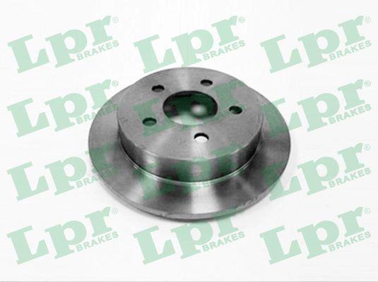 LPR O1487P Rear brake disc, non-ventilated O1487P
