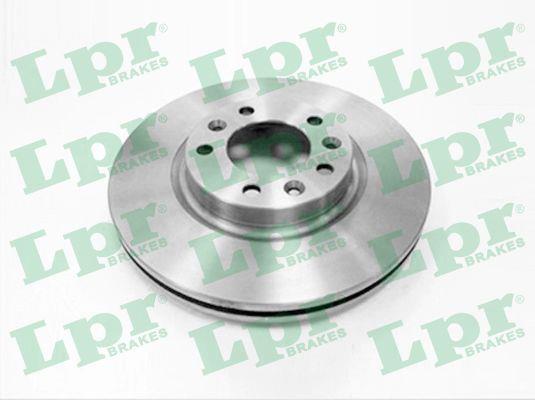 LPR P1004V Front brake disc ventilated P1004V