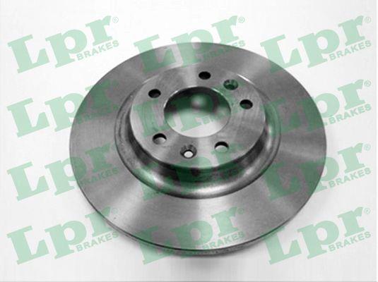 LPR P1005P Rear brake disc, non-ventilated P1005P