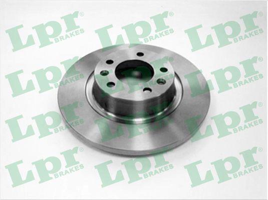 LPR P1008P Rear brake disc, non-ventilated P1008P