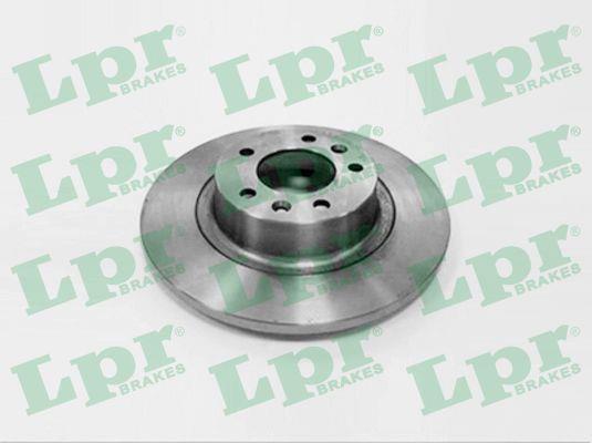 LPR P1014P Rear brake disc, non-ventilated P1014P