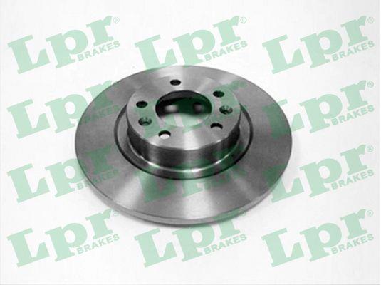 LPR P1015P Rear brake disc, non-ventilated P1015P