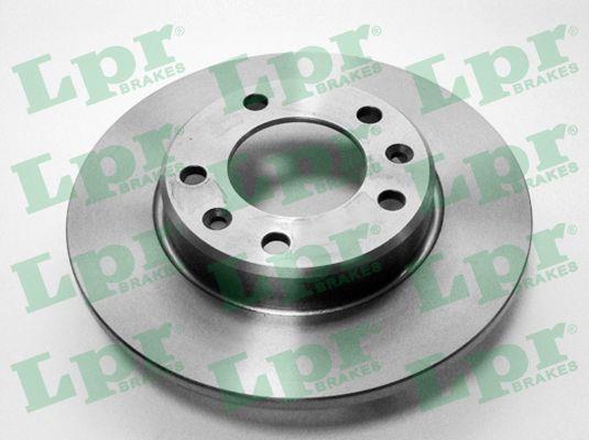LPR P1021P Rear brake disc, non-ventilated P1021P