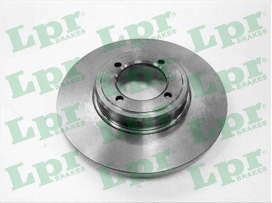 LPR P1051P Unventilated front brake disc P1051P