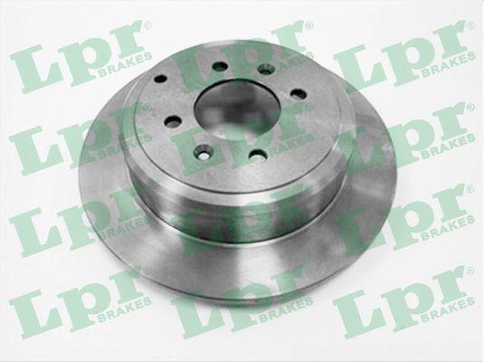 LPR P1191P Rear brake disc, non-ventilated P1191P