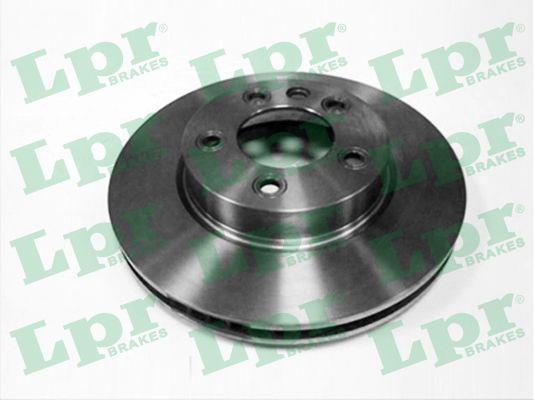 LPR P2009V Front brake disc ventilated P2009V