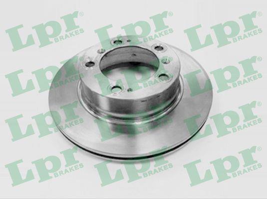 LPR P2013V Rear ventilated brake disc P2013V