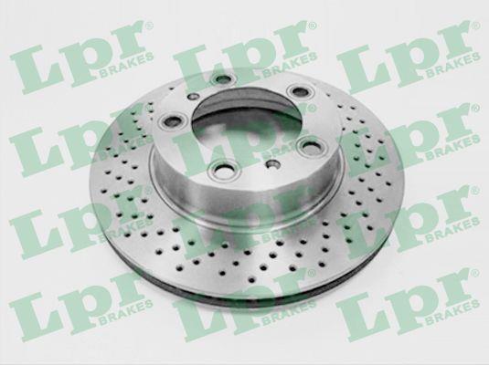 LPR P2016V Front brake disc ventilated P2016V
