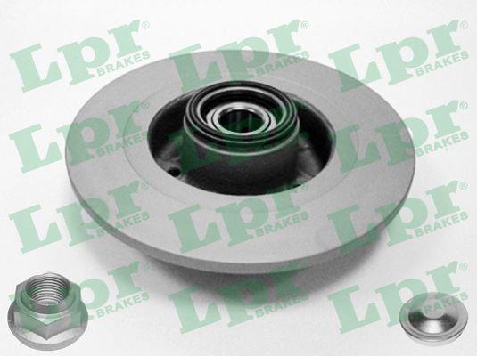 LPR R1004PRCA Rear brake disc, non-ventilated R1004PRCA