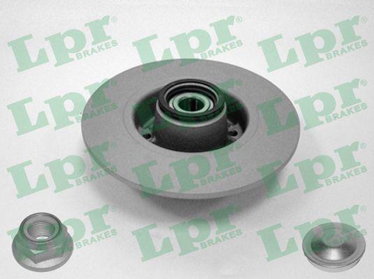 LPR R1005PRCA Rear brake disc, non-ventilated R1005PRCA