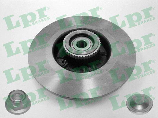 LPR R1009PCA Rear brake disc, non-ventilated R1009PCA