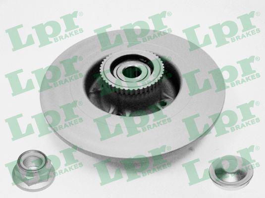 LPR R1009PRCA Rear brake disc, non-ventilated R1009PRCA