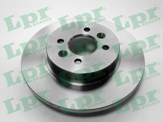 LPR R1016P Rear brake disc, non-ventilated R1016P