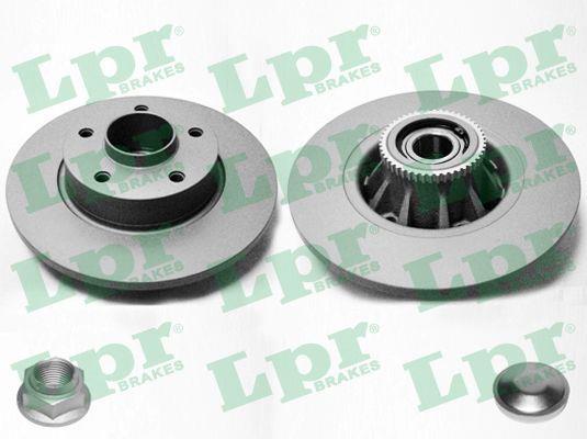 LPR R1020PRCA Rear brake disc, non-ventilated R1020PRCA