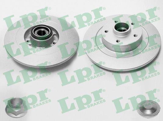 LPR R1032PRCA Rear brake disc, non-ventilated R1032PRCA