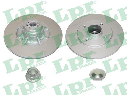 LPR R1034PRCA Rear brake disc, non-ventilated R1034PRCA