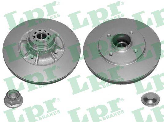 LPR R1035PRCA Rear brake disc, non-ventilated R1035PRCA