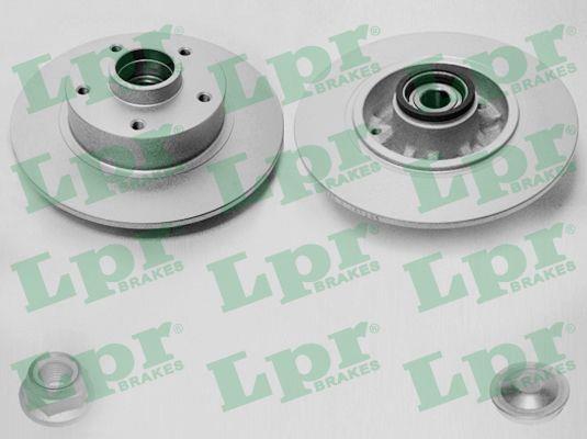 LPR R1040PRCA Rear brake disc, non-ventilated R1040PRCA